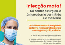 Centro Cirúrgico do Hospital de Base inicia campanha Adorno Zero para reduzir risco de infecções