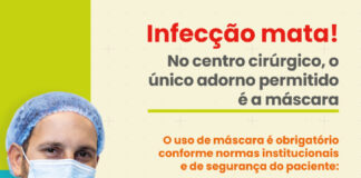 Centro Cirúrgico do Hospital de Base inicia campanha Adorno Zero para reduzir risco de infecções