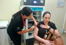 DF intensifica vacinação contra gripe entre profissionais de saúde