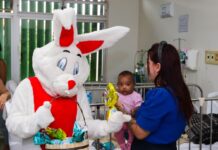 Páscoa muda a rotina de crianças internadas no Hospital de Santa Maria